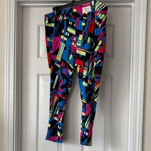 Flirtitude Colorful Abstract Leggings